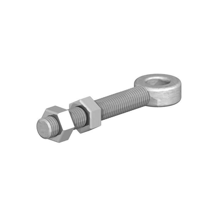 Adjustable Gate Eye Bolts with Nuts