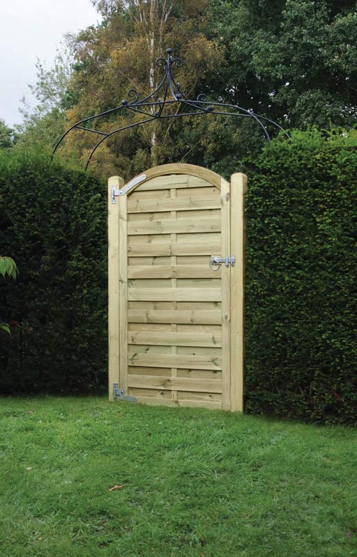 WOODEN GARDEN GATE featheredge gate 180cm Hight,3 Size 