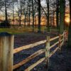Cleft Chestnut Posts and Rail - Chestnut Fencing | Ashford Kent
