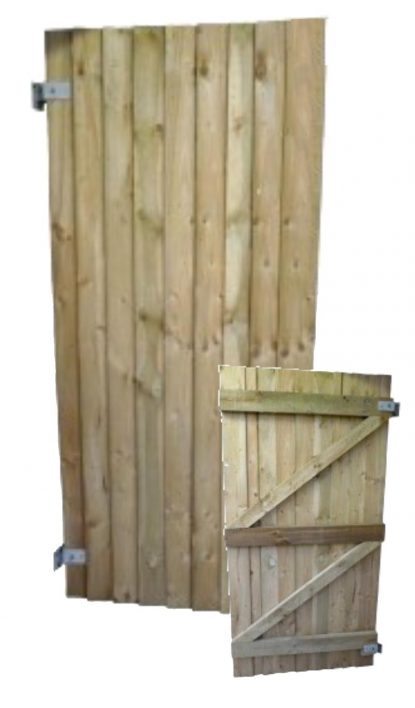 Featheredge Board Flat Gate