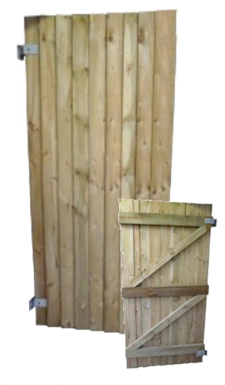 Featheredge Board Flat Gate