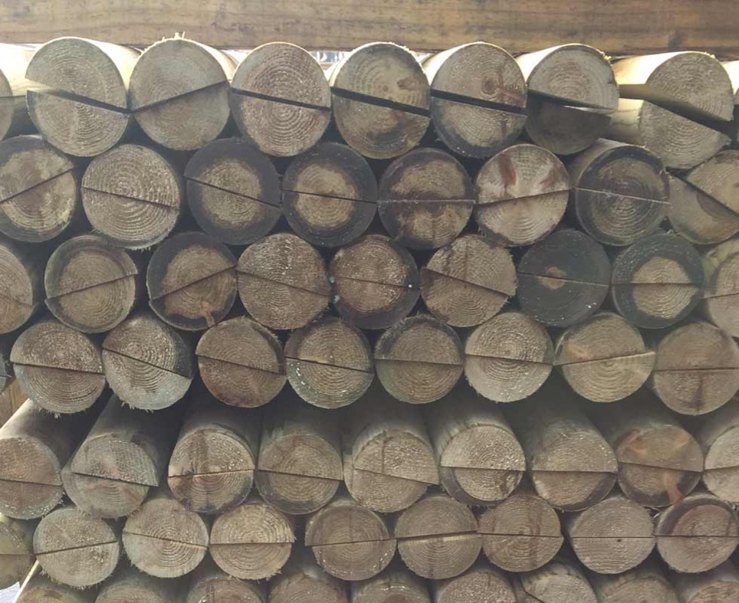 Square Sawn Rails | Timber Posts | Timber Fencing | Ashford Kent