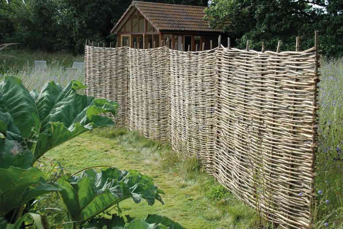 Hazel Hurdle Timber Panel Garden Fencing Ashford Kent