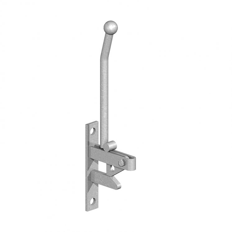 Hunting Type Locking Gate Catches Curved Handles