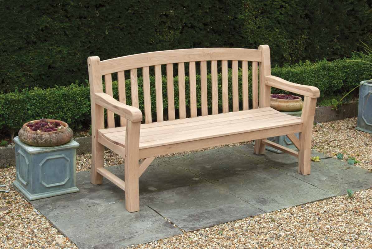 Oak Bench - Garden Furniture Garden Products Ashford Kent
