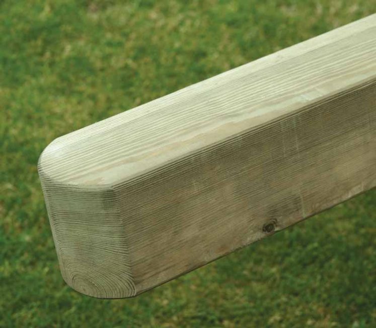 Smooth Planed Pine Posts – 2 Way Rounded