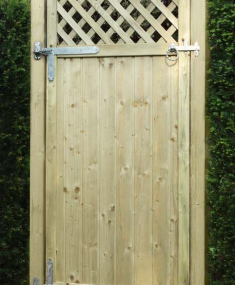 Tongue & Groove Lattice Top Gate