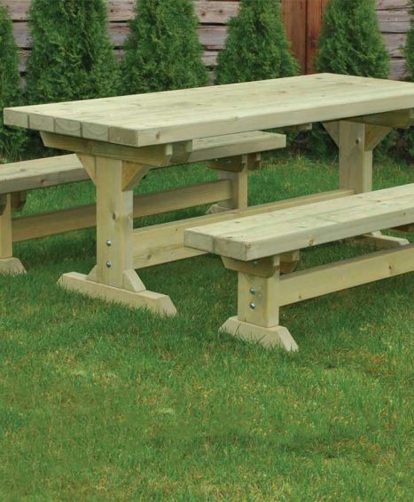 Farm Table & Bench Set