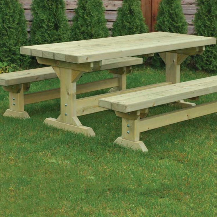 Farm Table & Bench Set