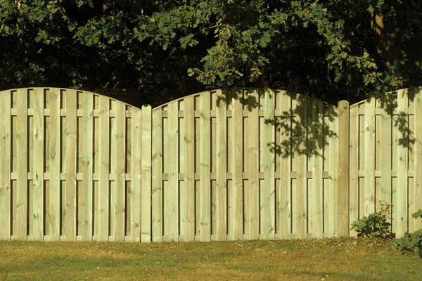 Double Sided Paling Timber Fence Panel in Ashford Kent