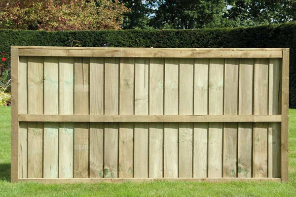 Flat Top Timber Fence Panel in Ashford Kent