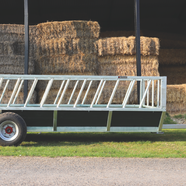 Cattle Feed Trailer Cattle Feeding LM Bateman FSF Fencing Supplies