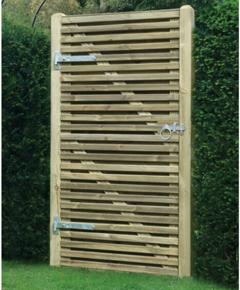 Superior Double Slatted Gate