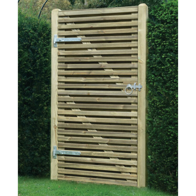 Superior Double Slatted Gate