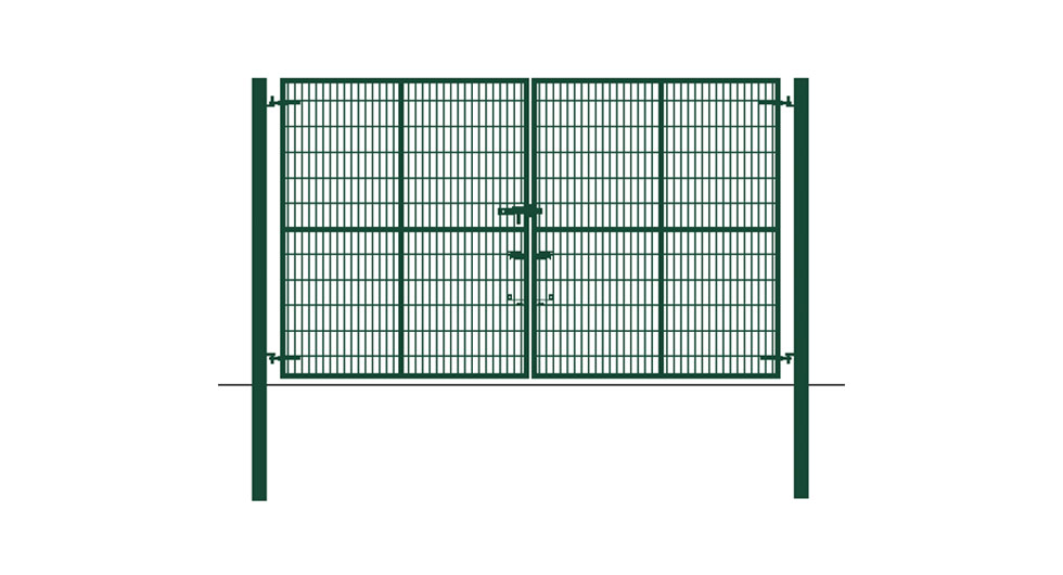 1.8m Double Leaf Welded Mesh Gate