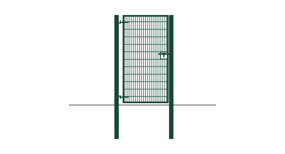 1.8m Single Leaf Welded Mesh Gate