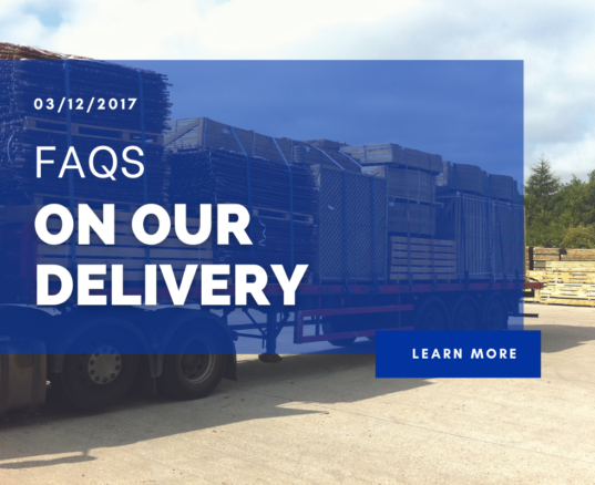 FAQ’s on our Delivery