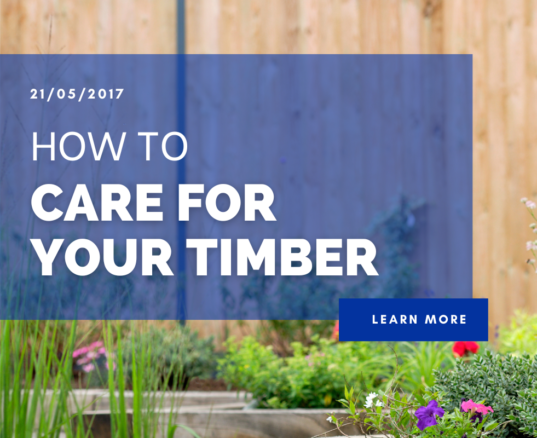 How To Care For Your Timber