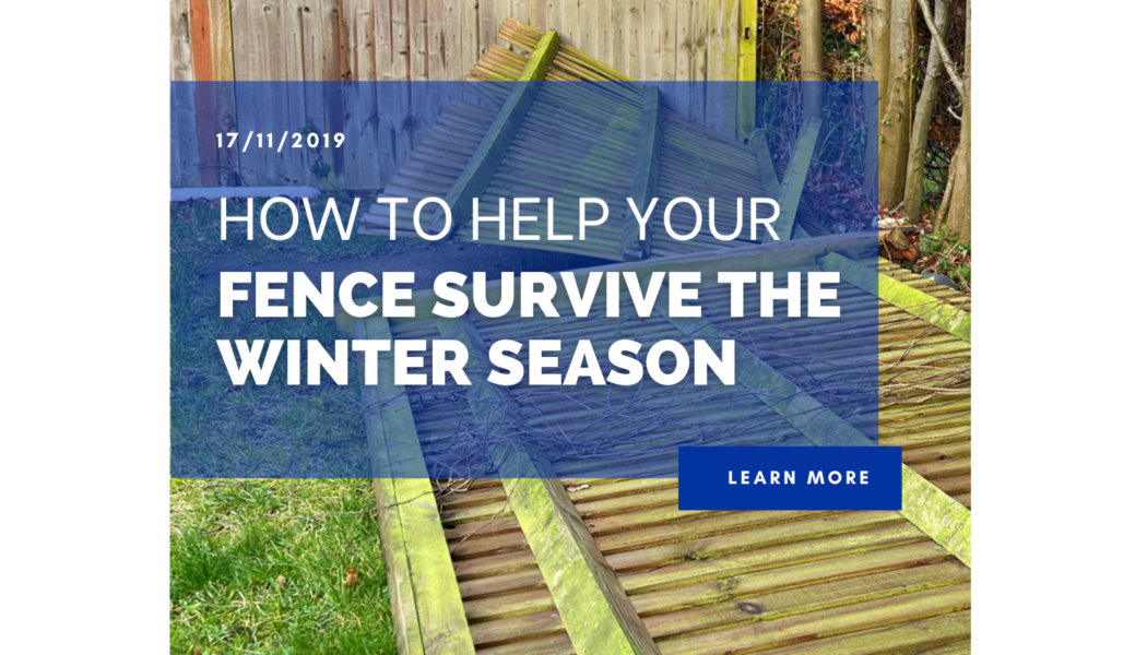 How to help your fence survive the Winter Season