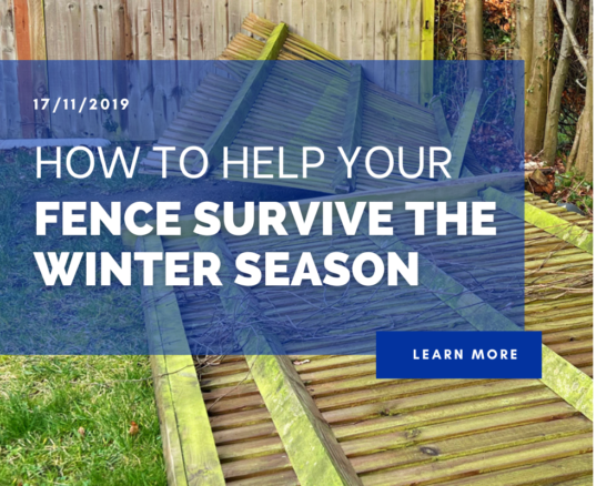 How to help your fence survive the Winter Season