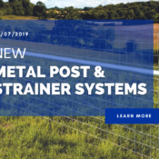 NEW Metal Post & Strainer Systems