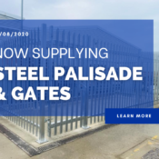 Now Supplying Steel Palisade & Gates