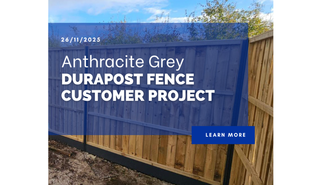 Anthracite Grey DuraPost Fence Post System