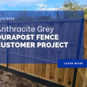 Anthracite Grey DuraPost Fence Post System