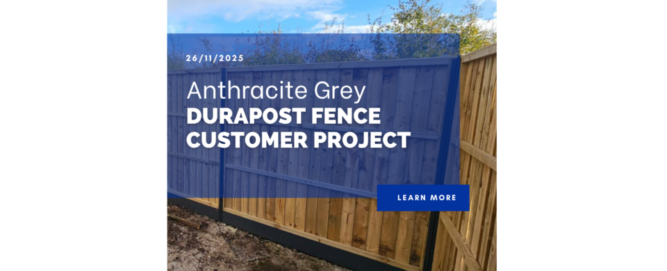 Anthracite Grey DuraPost Fence Post System
