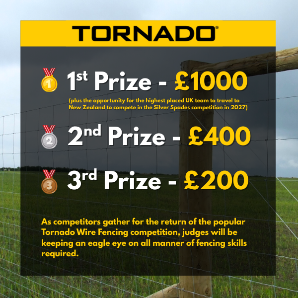 Tornado prize Tornado Wire Fencing Competition