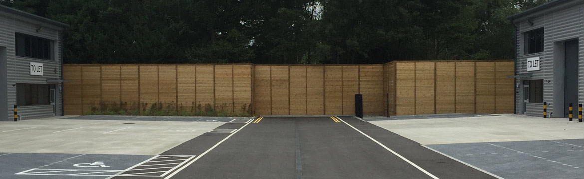 Reflective Acoustic Fencing Installation