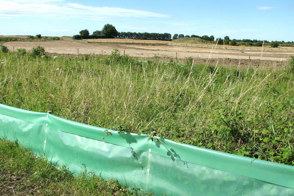 Semi-Permanent Newt Fencing