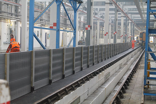 Railway Pedestrian Guardrail Installation