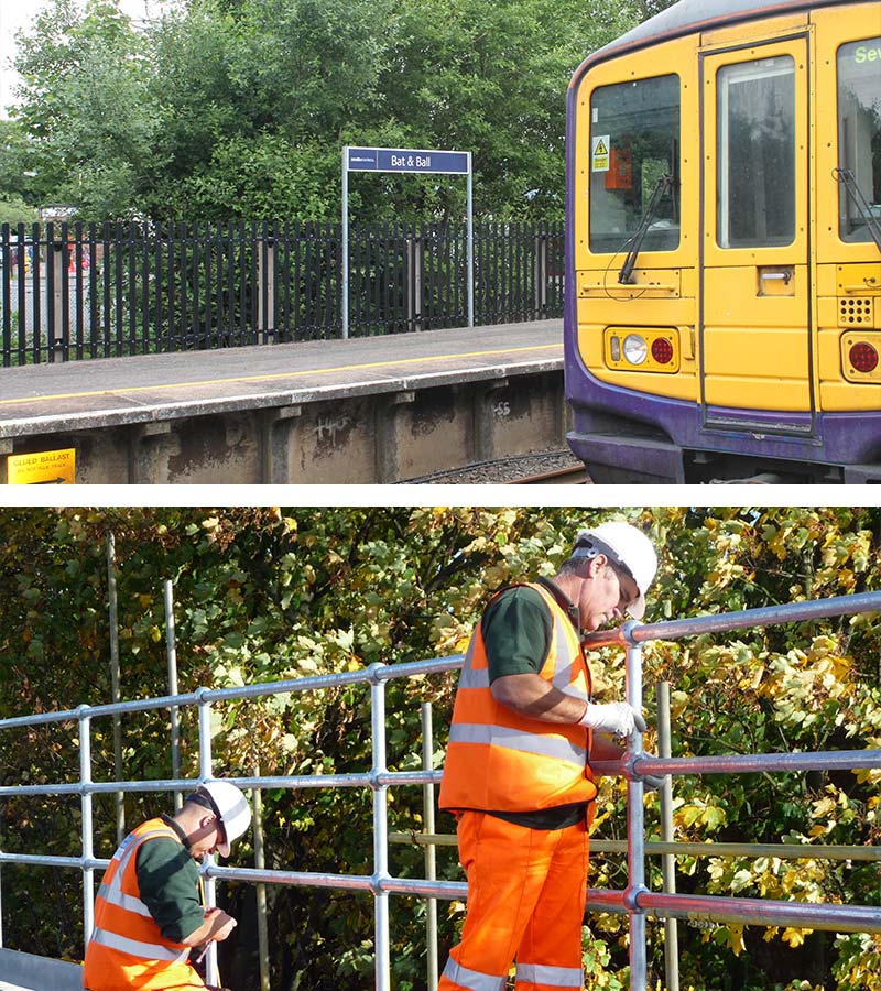 Railway Fencing Installation in Kent