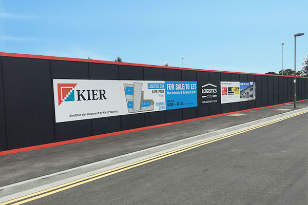 Timber Site Hoarding in Kent