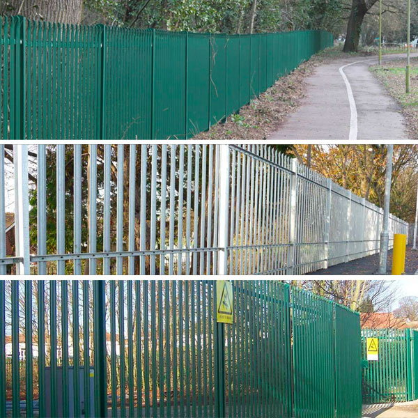 Steel Palisade Fencing in Kent